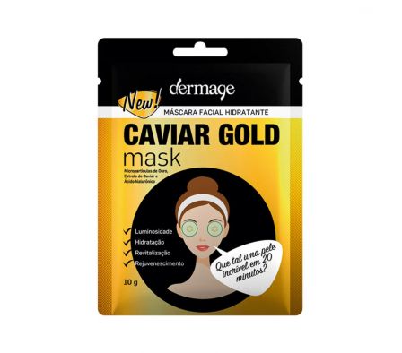 Mascara Facial Hidratante Caviar Gold Sachet